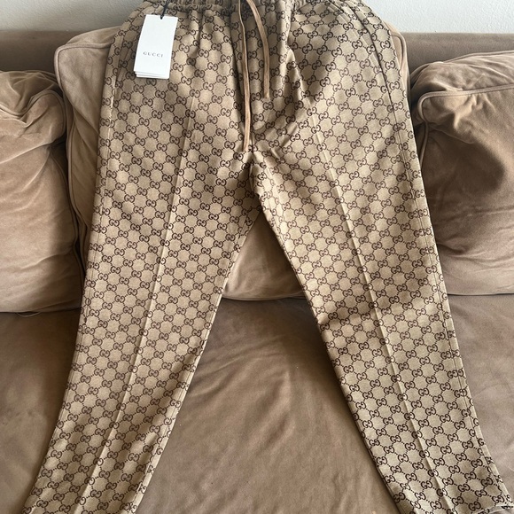 GG CANVAS TRACK BOTTOMS men 46 = small brand new - Picture 2 of 12